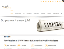 Tablet Screenshot of professional-cv-writer.co.uk